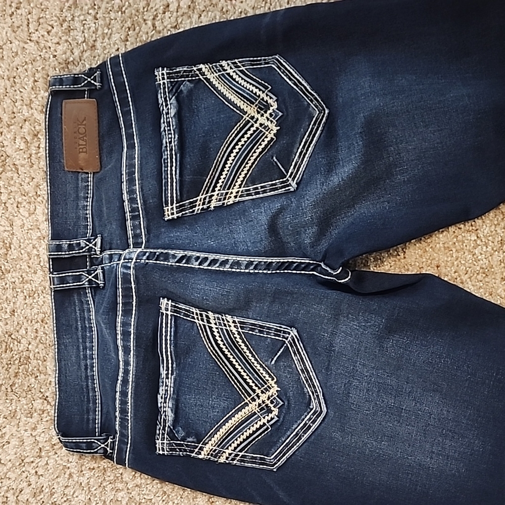 BKE Buckle Black Three Slim Bootleg Jeans 32x30